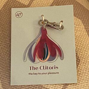 Novelty Anatomical Keychain/Bag Charm NWT